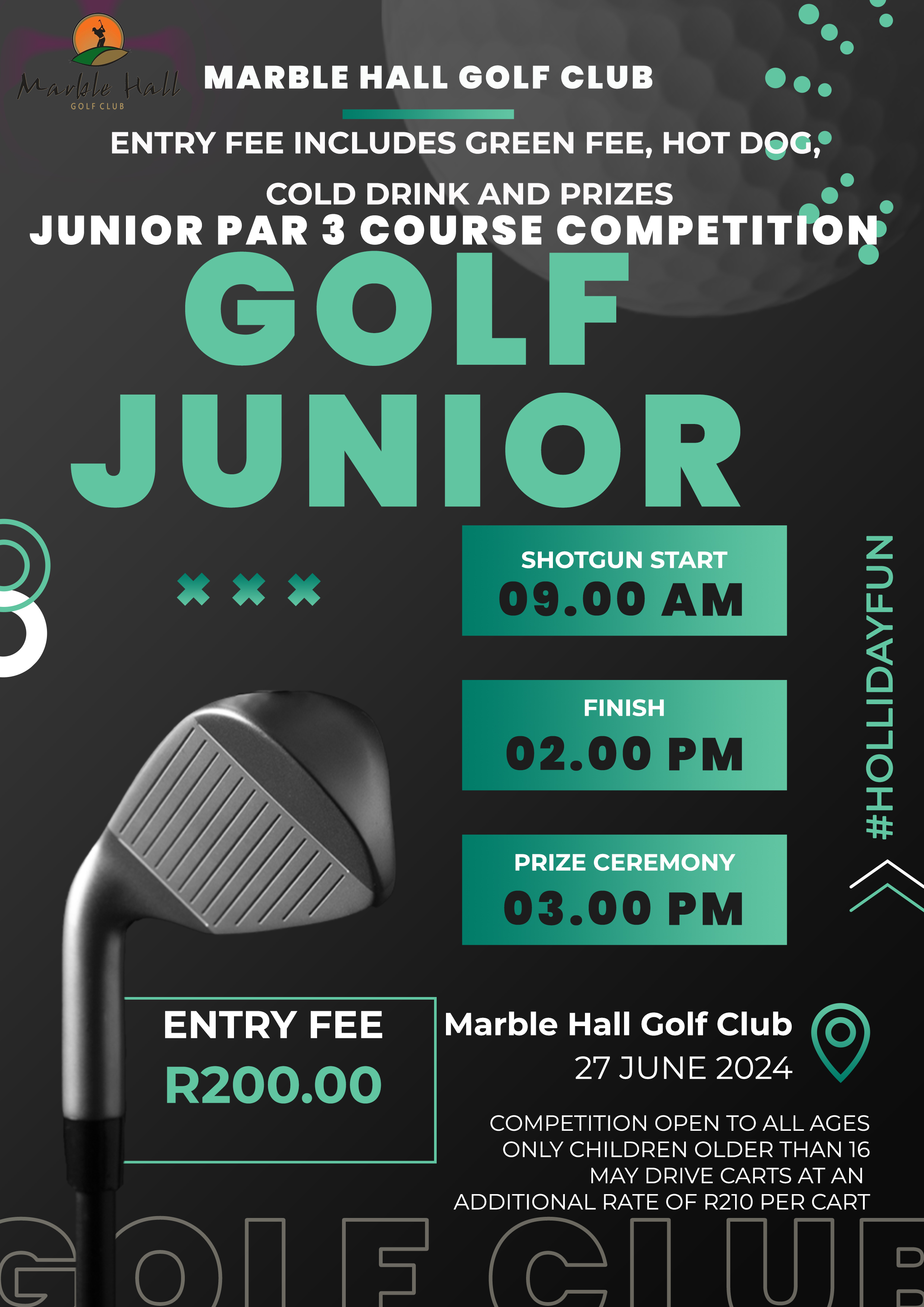 PAR 3 CHALLENGE FOR OUR JUNIORS